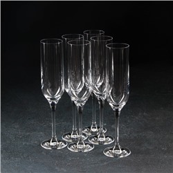 Набор бокалов для шампанского «Ума», 200 мл, 6 шт