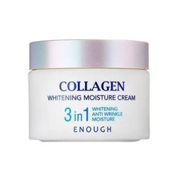 Антвозрастной увлажняющий крем для лица с коллагеном ENOUGH Collagen 3in1 Cream