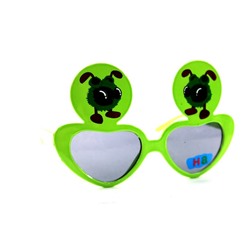 Детские солнцезащитные очки 2213 жук зеленый