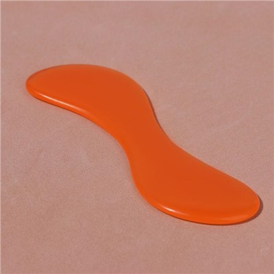 Массажёр гуаша «Клюшка», 13 × 4 см, цвет оранжевый