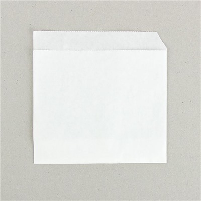 Пакет бумажный фасовочный, «Уголок», из жировлагостойкой бумаги 14 х 14 см