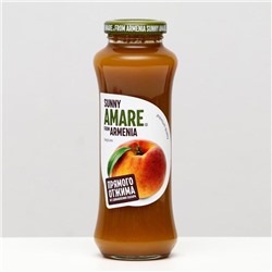 Персиковый сок прямого отжима SUNNY AMARE, без сахара, 250 мл