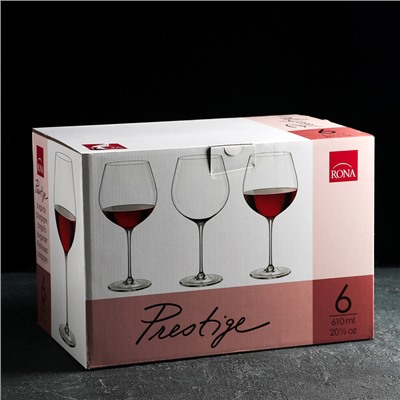 Набор бокалов для вина «Престиж», 610 мл, 6 шт