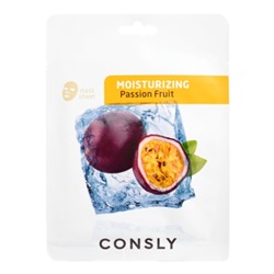 Увлажняющая тканевая маска с экстрактом маракуйи CONSLY Passion Fruit Moisturizing Mask Pack