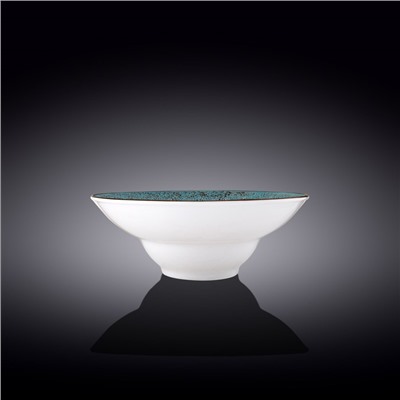 Тарелка глубокая Wilmax Splach, d=22.5 см, 1.1 л, цвет голубой