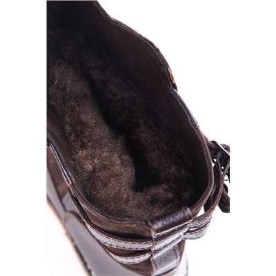 Монгольские сапоги мужские короткие ВМ330 темно-коричневый
