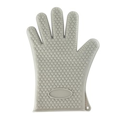 Прихватка-перчатка силиконовая 27*14,5 см серый Pretto Mallony (1/144)