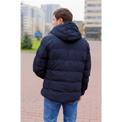 Мужская зимняя куртка 92203-2 темно-синяя