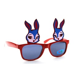 Детские солнцезащитные очки 2201 зайка красный