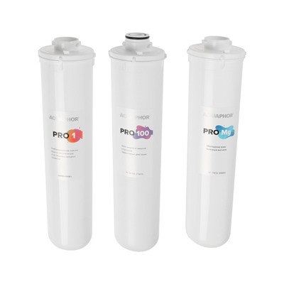 Система для фильтрации воды "Аквафор" DWM-312S Pro, Pro1/Pro100/ProMg, обратный осмос