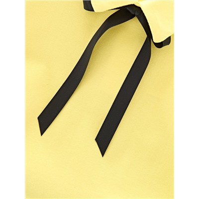 Платье (98-122см) UD 7312(2)св.желт/черн меланж