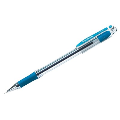 Ручка шариковая 0.4 мм, I-10, чернила синие, грип