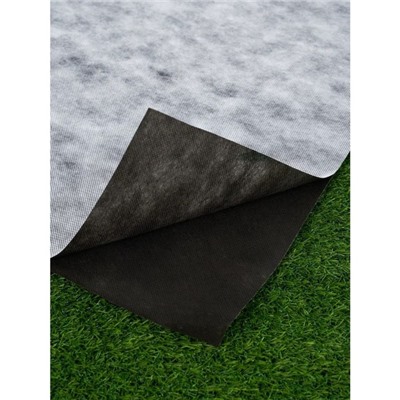 Материал укрывной, 10 × 1,06 м, плотность 80 г/м², чёрно-белый, «Агротекс»