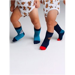 Носки детские трикотажные для мальчиков, 2 пары в комплекте