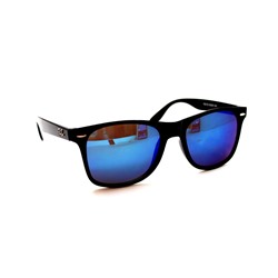 Распродажа солнцезащитные очки R 2132 черный голубой зеркальный