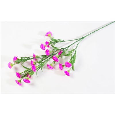 Ветка гвоздики 20 цветков розовая