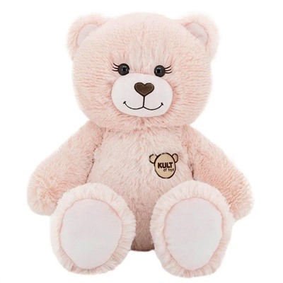 Мягкая игрушка «Медведь», 3 открытки, цвет пудровый, 65 см