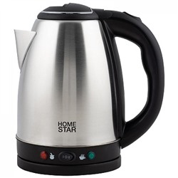 Чайник металлический электрический 1,8 л 1,5 кВт стальной HS-1010Т HomeStar (1/12)