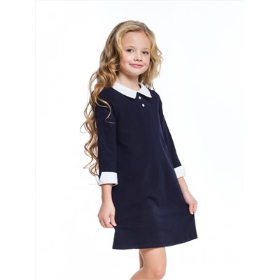 UD 4761(1)синий Платье школьное Mini Maxi для девочки (128-146см)