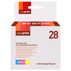 Картридж EasyPrint IH-8728 (C8728AE/28) для принтеров HP, цветной