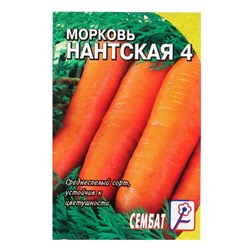 Семена Морковь "Нантская 4", 1 г