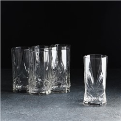 Набор стаканов «Рош», 450 мл, 6 шт, стекло