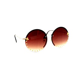 Солнцезащитные очки 2021- Gucci 9041 коричневый