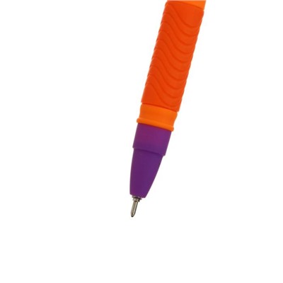 Ручка гелевая Berlingo Fuze gel, 0,5 мм, черная, корпус микс