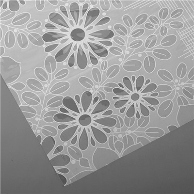 Скатерть без основы многоразовая «Ажурная», 132×220 см, цвет МИКС