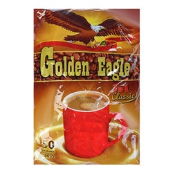 Быстрорастворимый кофейный напиток "GOLDEN EAGLE" 3  в 1 20 гр х50 шт