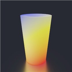Светодиодное кашпо Cone S, 41 × 75 × 41 см, IP65, 220 В, свечение RGB
