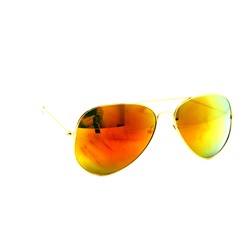 Солнцезащитные очки 3028 золото зеркально оранжевый