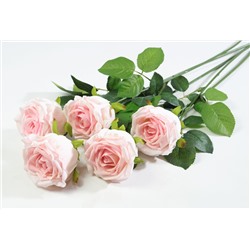 Роза с латексным покрытием крупная нежно-розовая