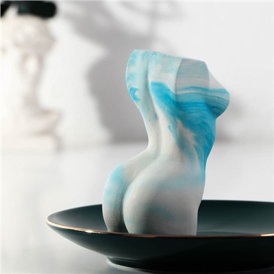 Подставка для зубочисток «Женское тело» мрамор синий