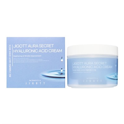 Jigott Aura Secret Hyaluronic Acid Cream Увлажняющий крем для лица с гиалуроновой кислотой  150мл