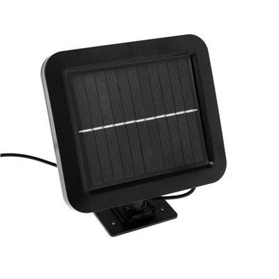 Светодиодный прожектор на солнечной батарее 16 Вт, выносная панель, пульт ДУ, 15 × 13 × 7 см, 6500К