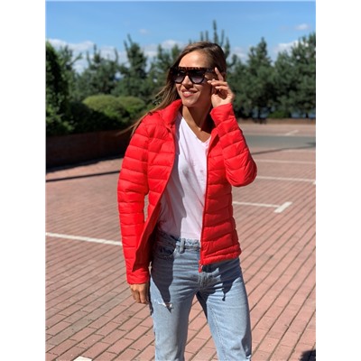 Женская куртка Е00512-4 красная
