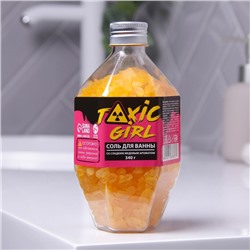 Соль для ванны Toxic girl, 340 г, медовый аромат