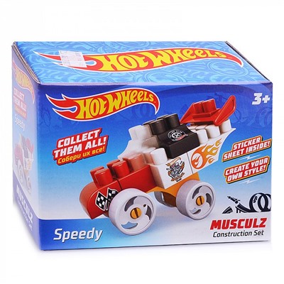 709 цветн Машинка конструктор 709 hot wheels серия musculz Speedy