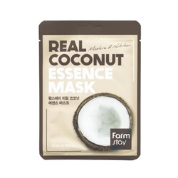 Маска для лица тканевая с экстрактом кокоса FarmStay Real Coconut Essence Mask