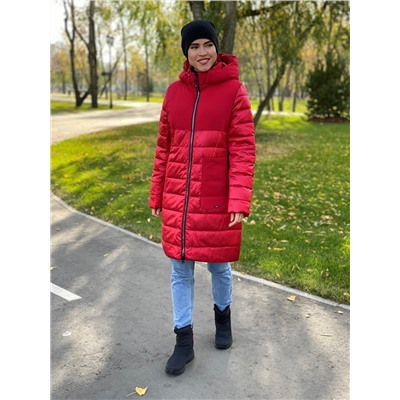 Женская куртка 952#(55#) красная