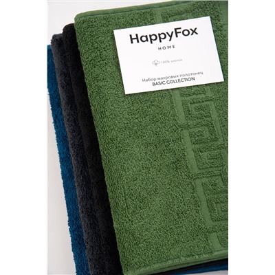 Набор махровых полотенец 4 шт Happy Fox Home