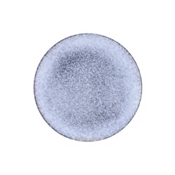 Тарелка керамическая обеденная 21 см голубой Blueberry Коралл (6/36)