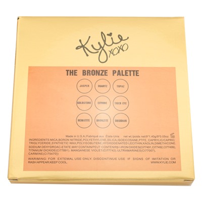 Тени для век Kylie Kyshadow Pressed Powder Eyeshadow The Bronze Palette Golden 40 g