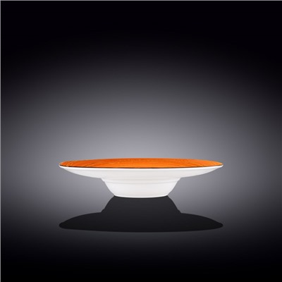 Тарелка глубокая Wilmax Spiral, d=24 см, 200 мл, цвет оранжевый