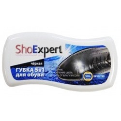 Губка для обуви ShoExpert (Волна) черная х18 72 SE14-18