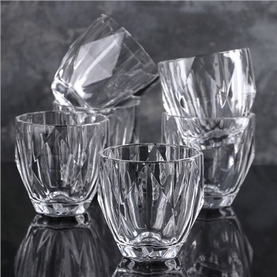 Набор стеклянных стаканов «Доменик», 250 мл, 9×9,5 см, 6 шт