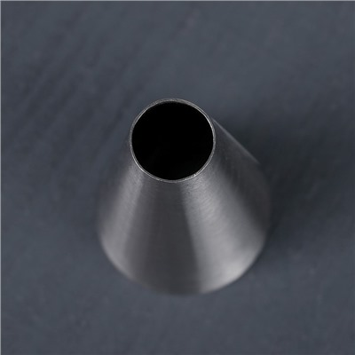 Насадка кондитерская «Трубочка», d=3 см, выход 1,2 см, нержавеющая сталь