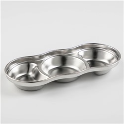Подставка из нержавеющей стали для кухонных принадлежностей, 19,5×8,5×2,6, цвет серебряный