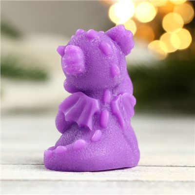 Фигурное мыло "Дракоша весельчак" фиолетовый, 45гр